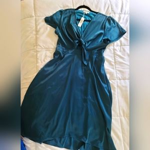 Baltic Born Poppy Satin Midi dress size XXL